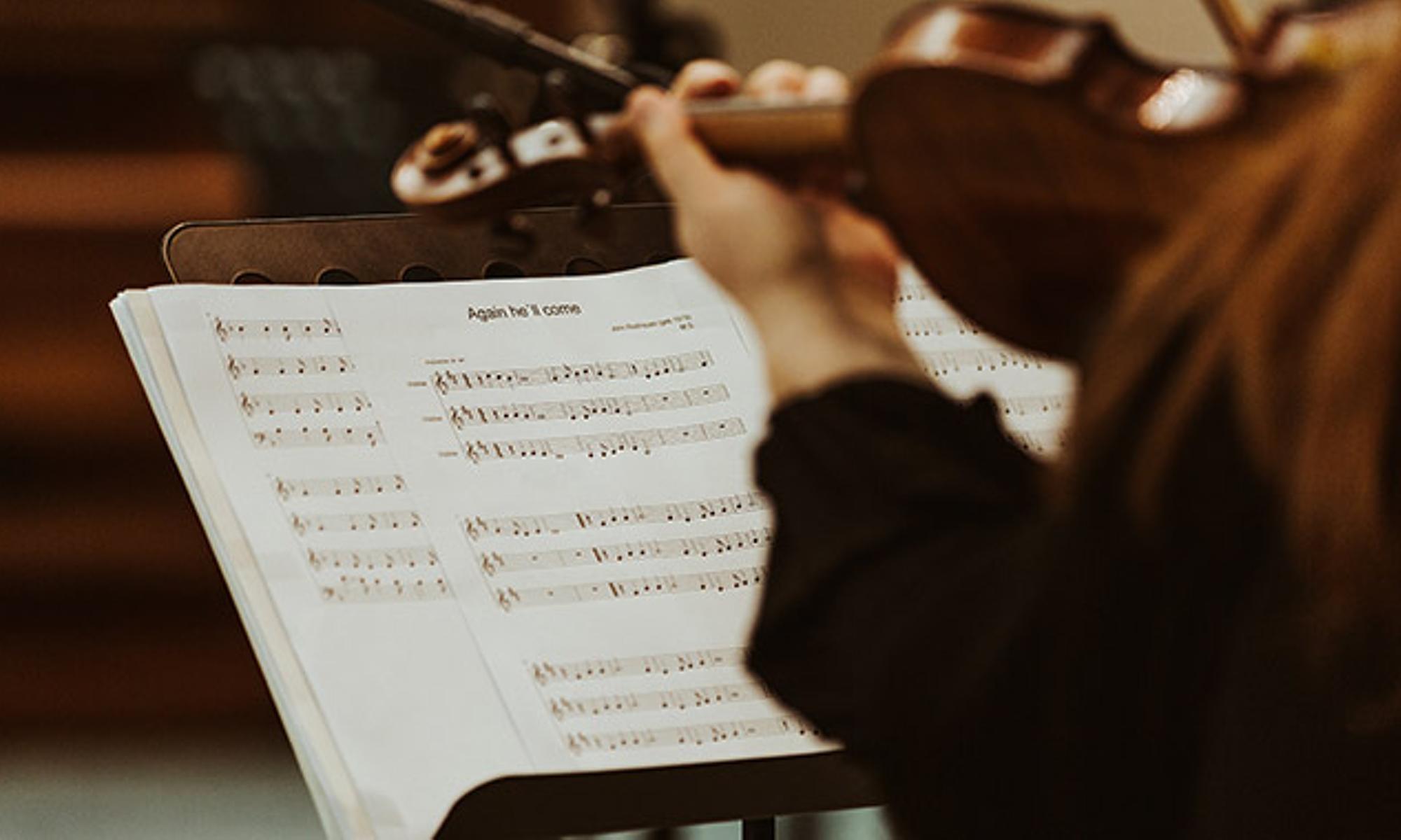 Ein Streichquartett umrahmte den Gottesdienst mit musikalischen Beiträgen