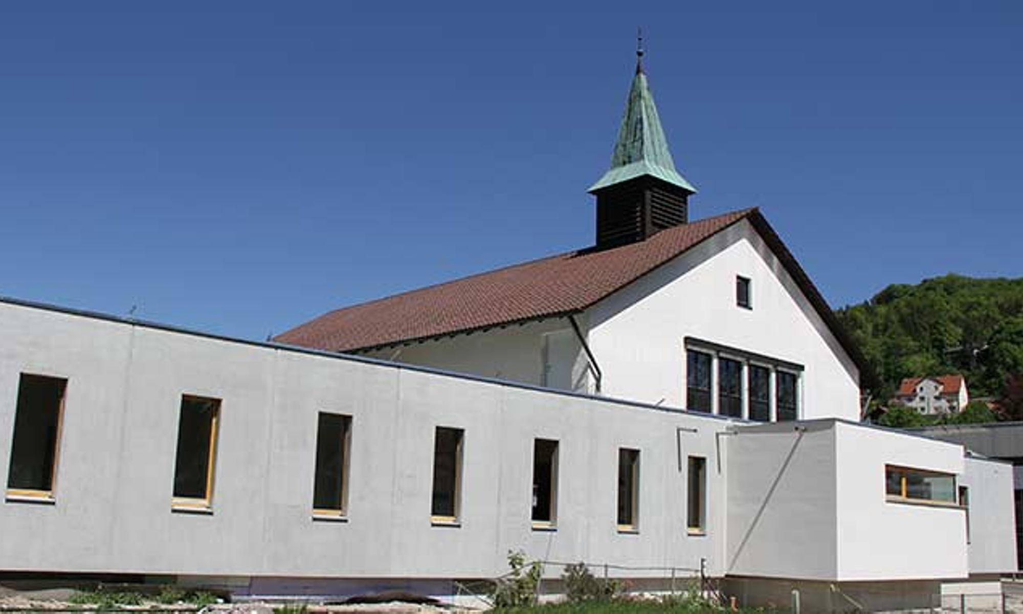 Das heutige Kirchengebäude in Albstadt-Tailfingen
