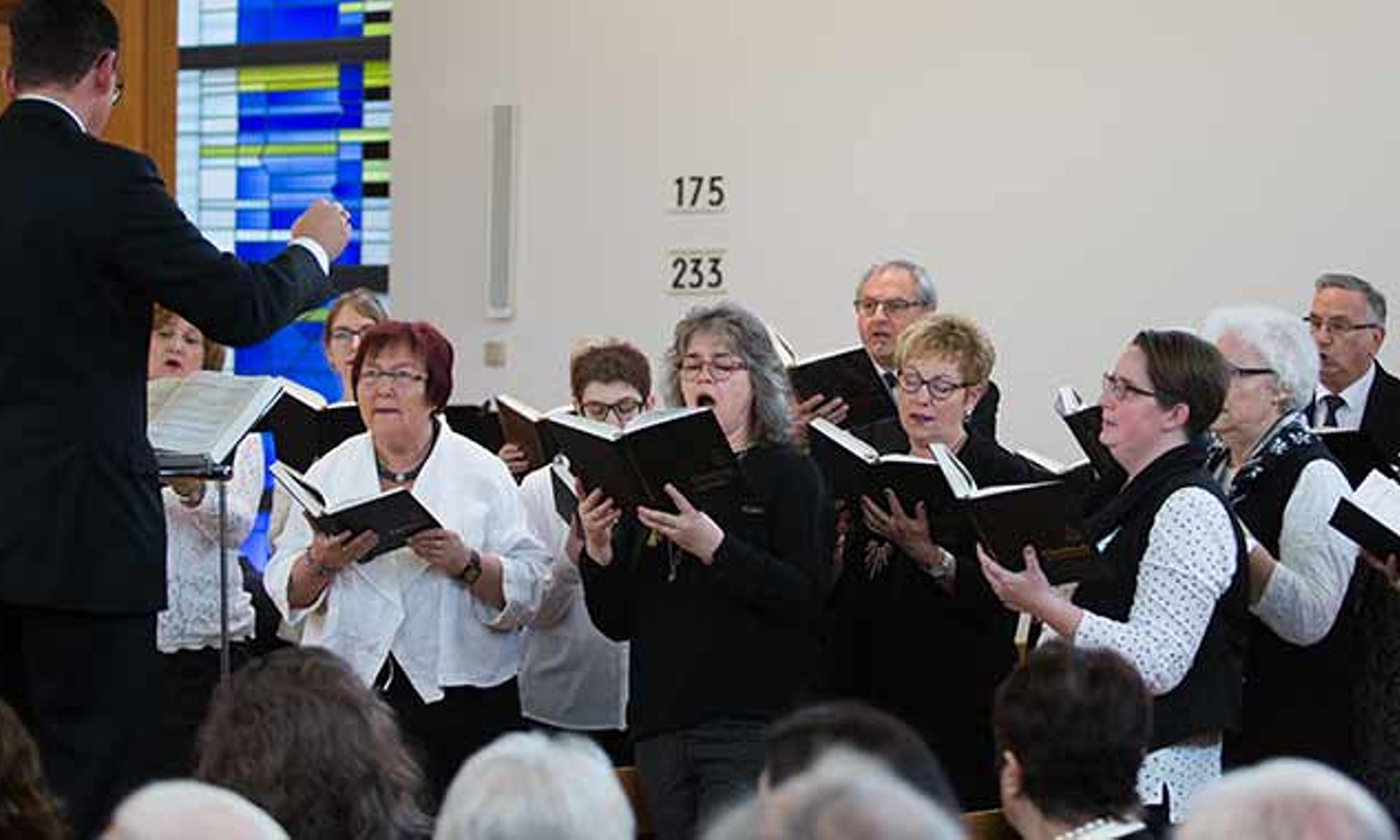 Der gemischte Chor der Gemeinde Plochingen