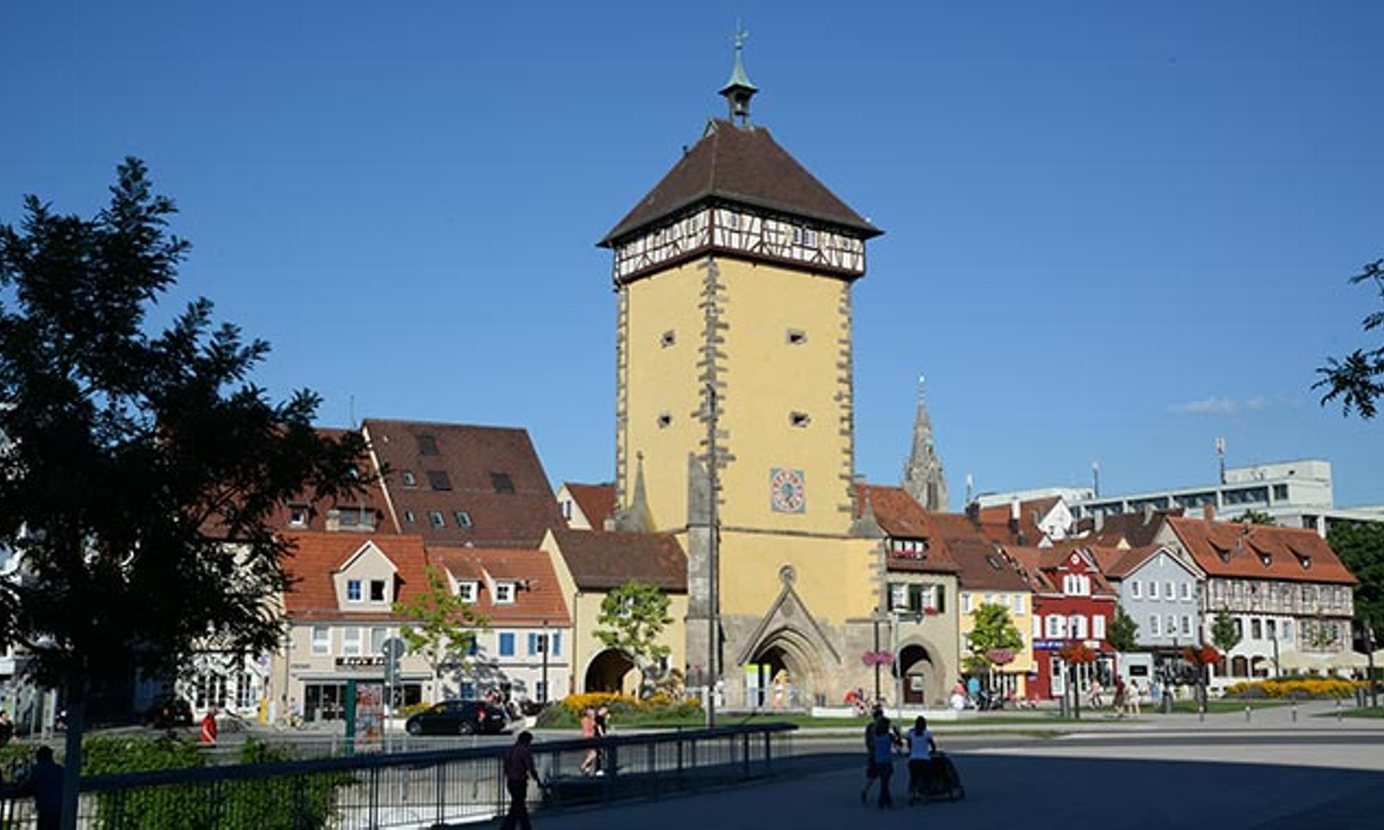 Ein Tor in der Altstadt von Reutlingen