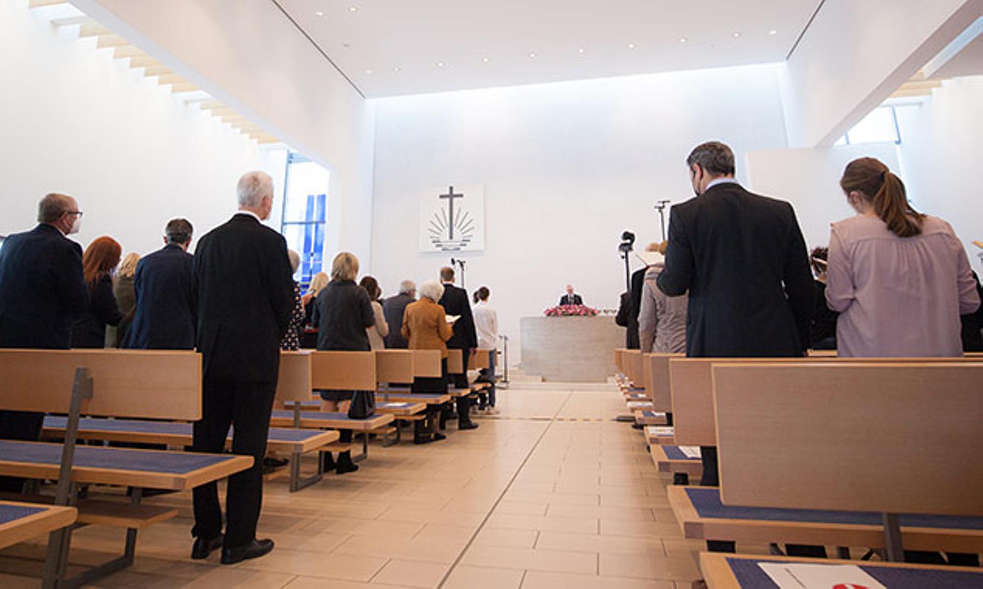 Gottesdienst des Bezirksapostels am Sonntag, 3. April, in Heidelberg