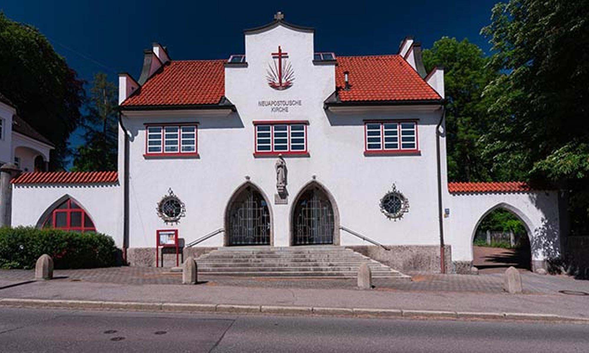 Das Kirchengebäude in Kempten-Süd