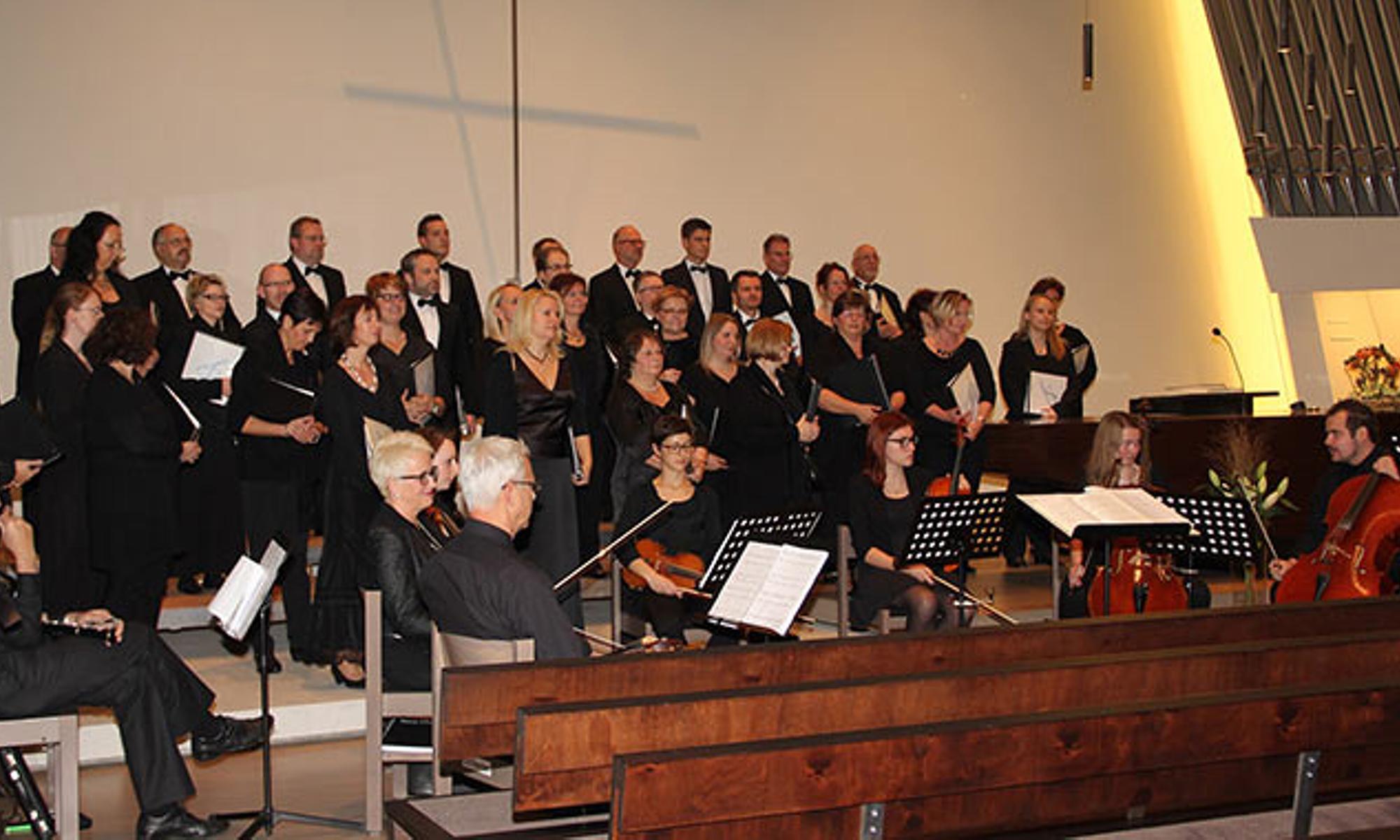 Konzert des Konzertchors Nordbaden in der Kirche in Bruchsal