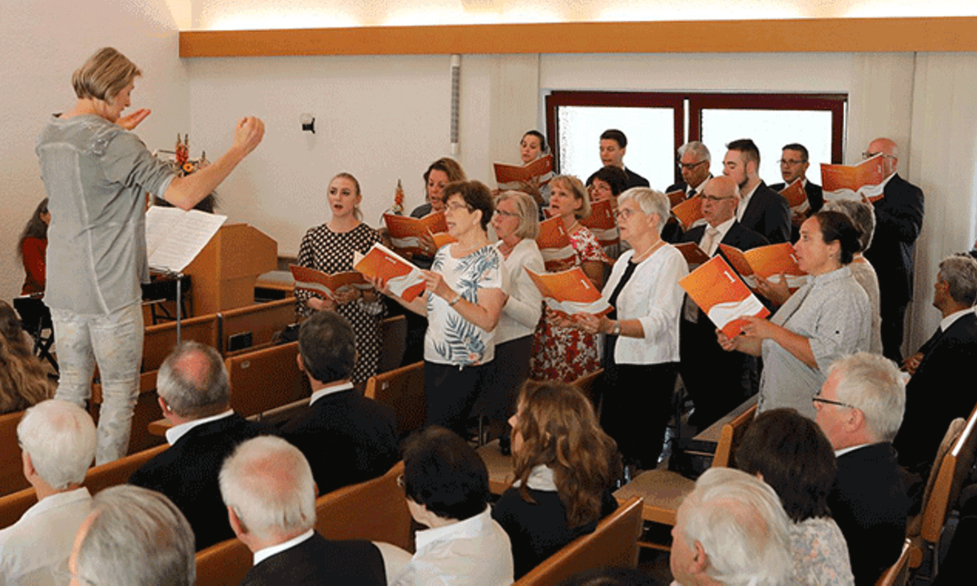 Der gemischte Chor der Gemeinde