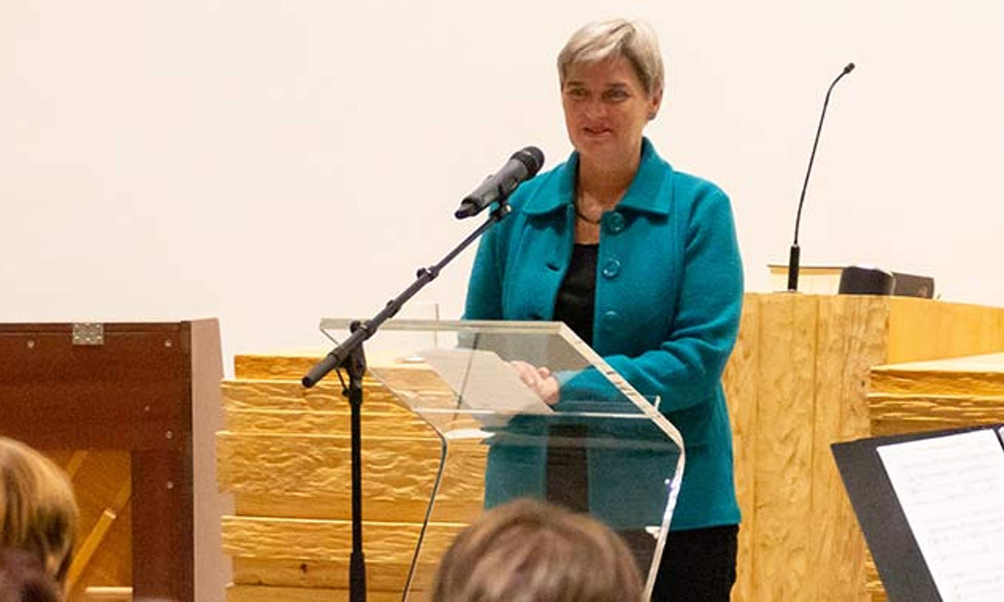 Dr. Irene Leicht, Pfarrerin der evangelischen Stadtkirche Emmendingen