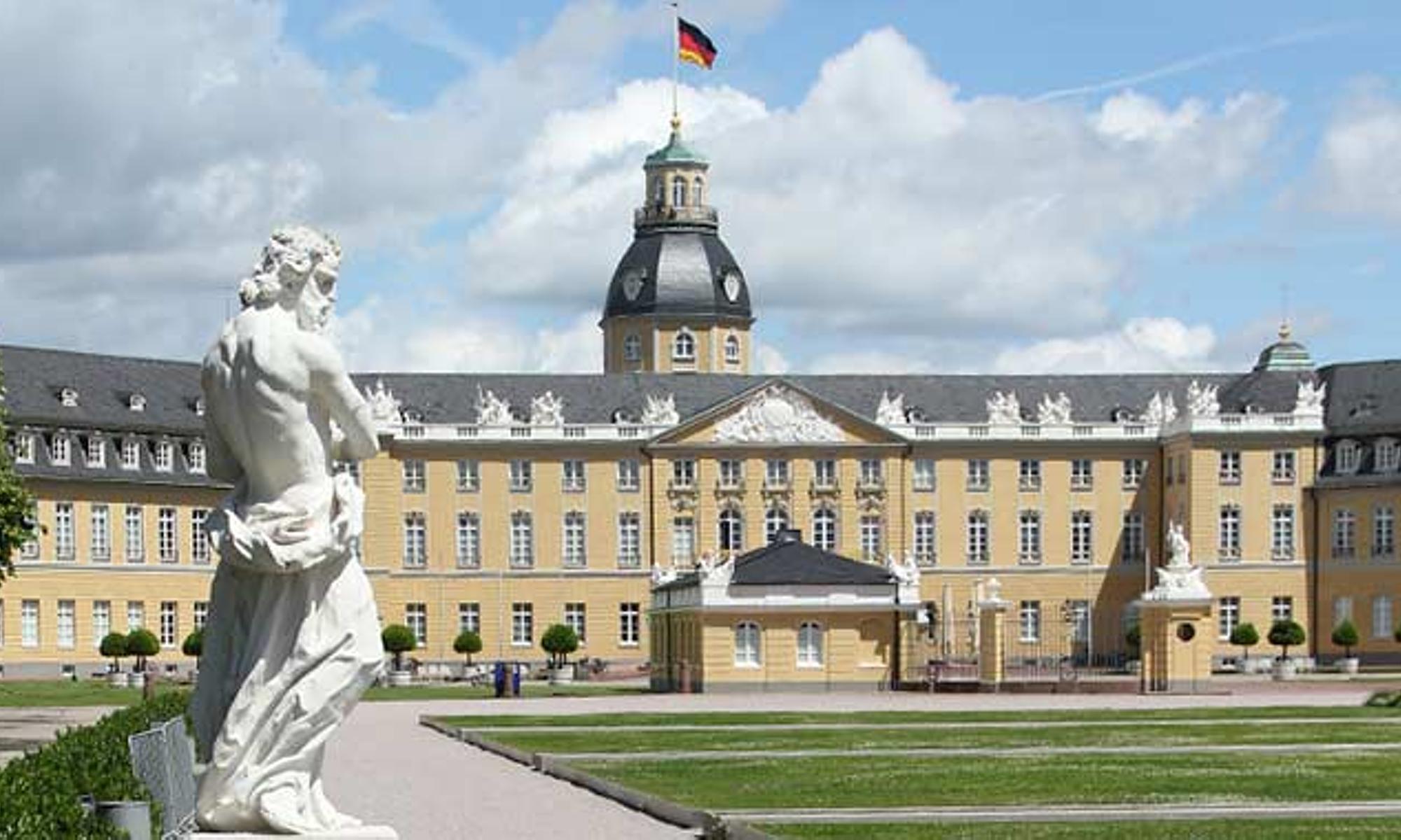 Das Schloss in Karlsruhe