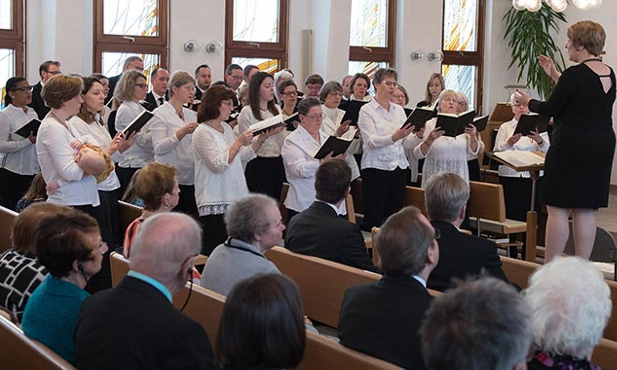Der gemischte Chor der Gemeinde Stuttgart-Untertürkheim