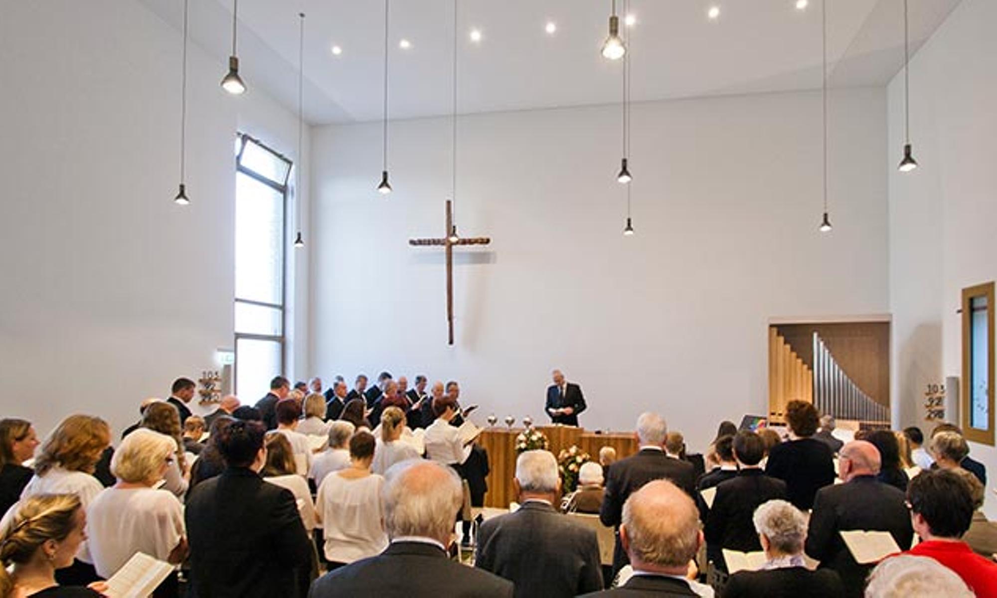 Weihegottesdienst in der neuen Kirche in Herbolzheim