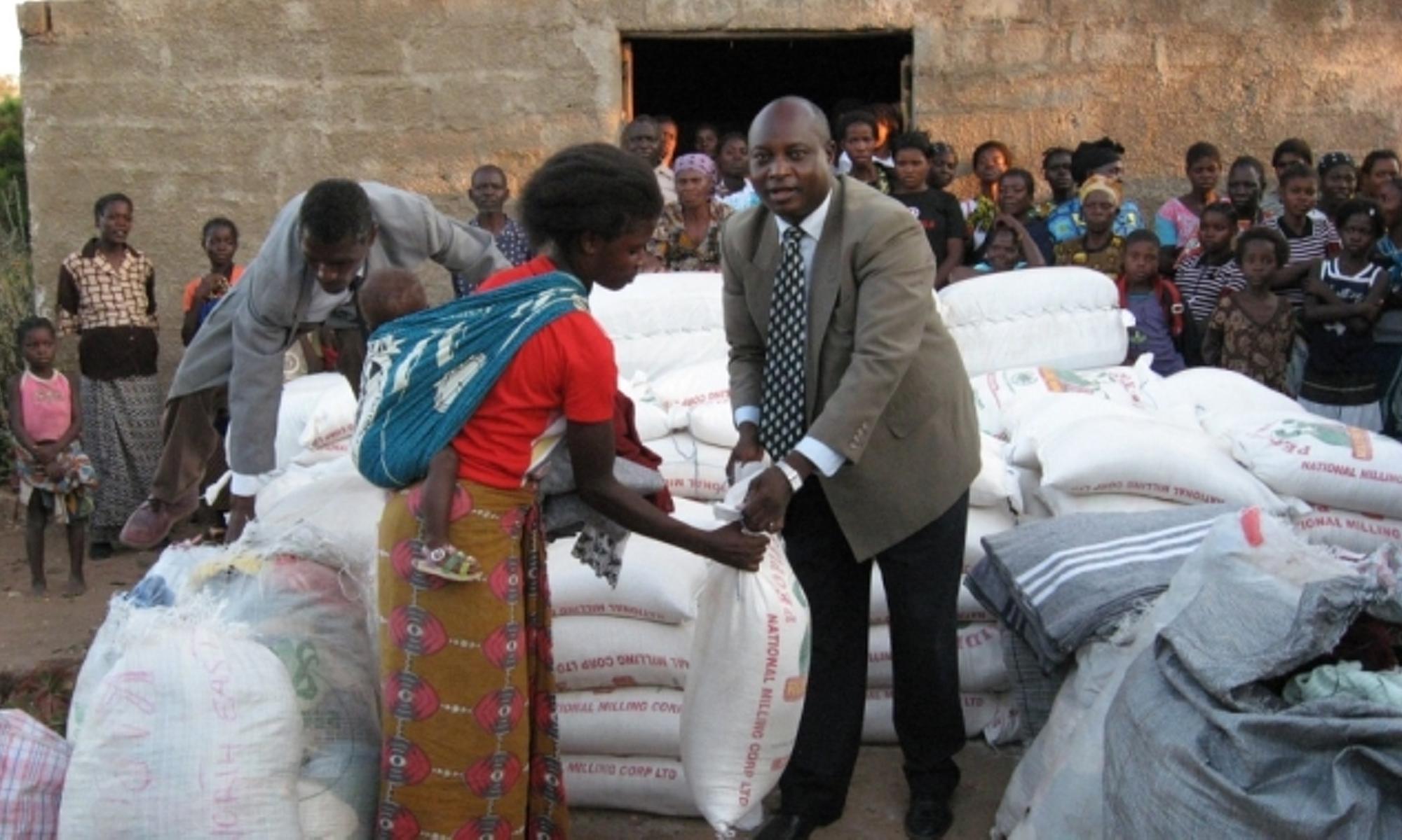Hilfslieferungen nach Zambia