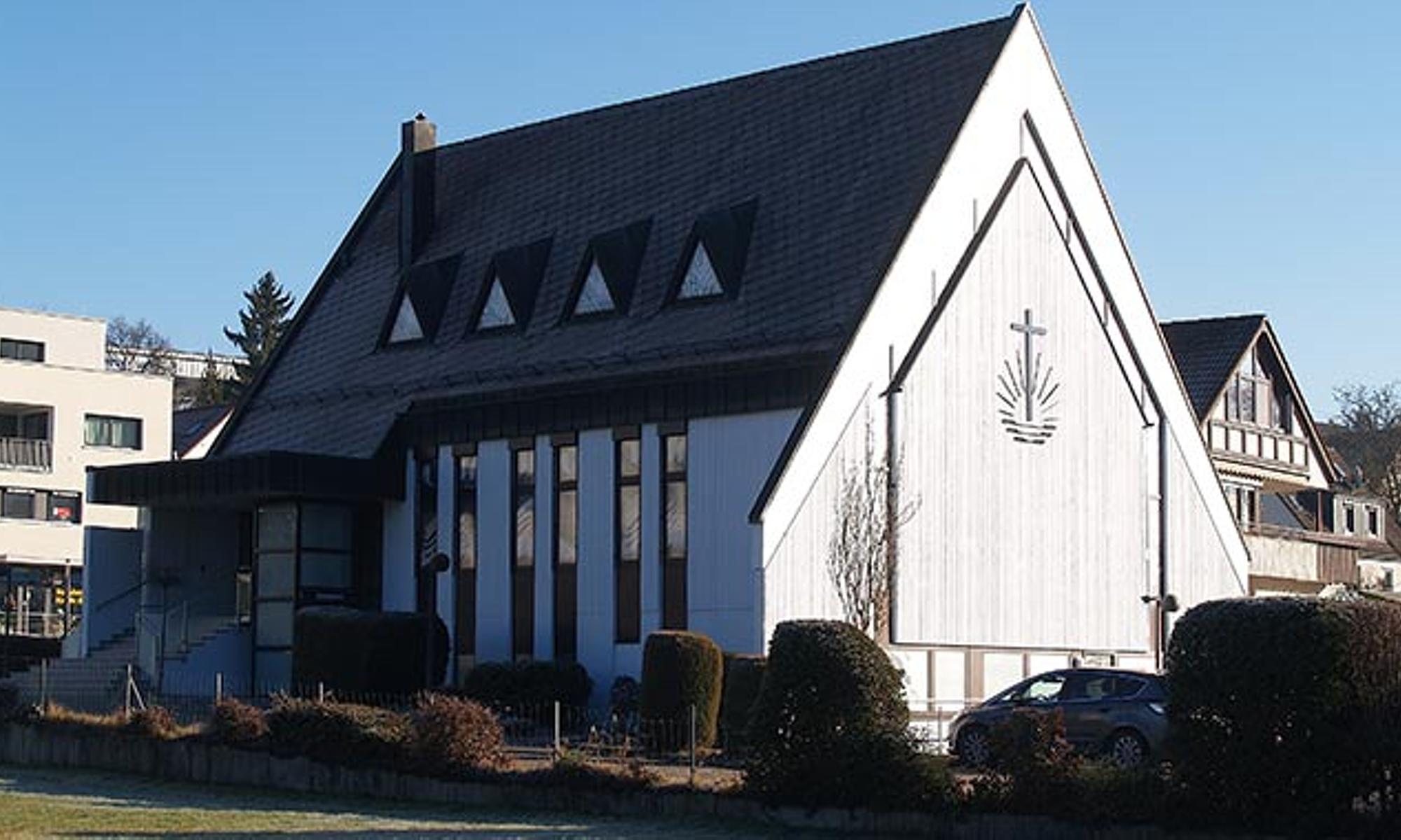 Das Kirchengebäude in Grafenau